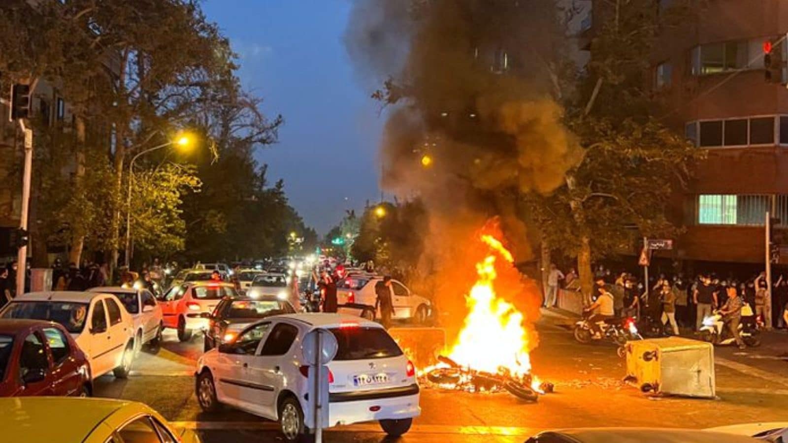 At Least 5 Dead After Armed Men on Motorcycles Open Fire at Protestors in Iran: Report
