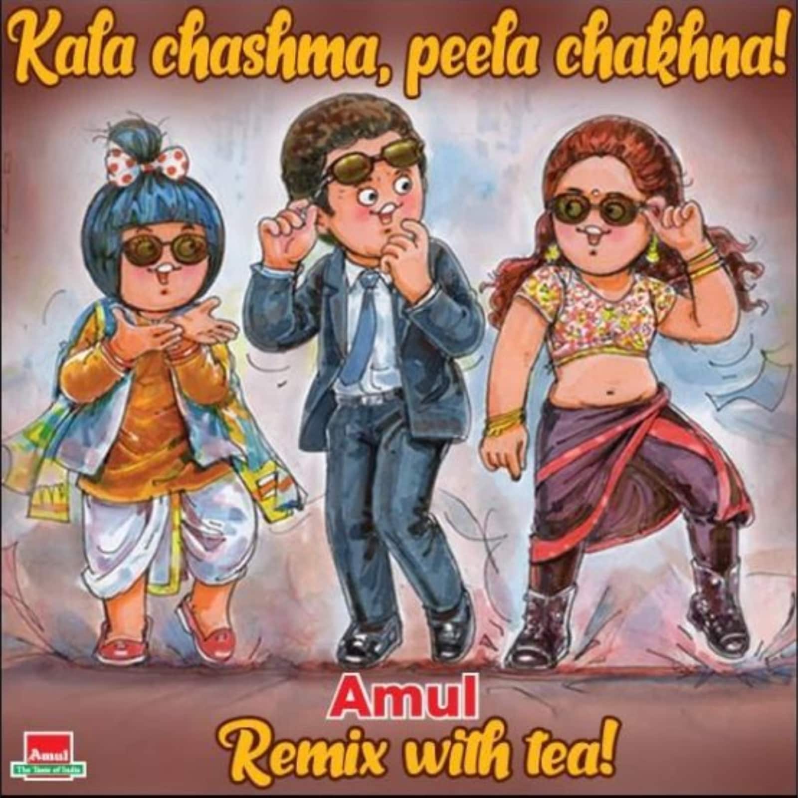 Sidharth Malhotra, Katrina Kaif React As Amul Celebrates 'Kala Chashma'  Viral Trend; Check Out