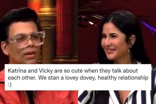 Katrina talking about Vicky Kaushal and glimpses from their conjugal life stole the show, with their fans raving over the sweet moments. (Twitter screengrab)