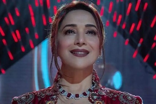 Madhuri Dixit in a still from The Fame Game