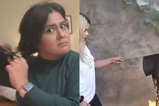 Iranian Women Burn Hijabs, Chop Off Hair to Protest Mahsa Amini's Death Iranian Women Burn Hijabs, Chop Off Hair to Protest Mahsa Amini's Death