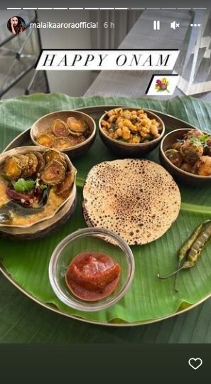 Picture Malaika Arora's Onam Sadhya plate looks yummy; take a look RBA