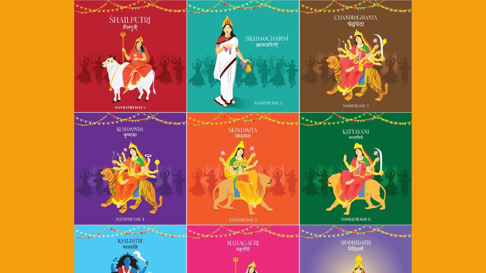 Navratri 2022: What are the 9 Avatars of Maa Durga Worshipped on ...