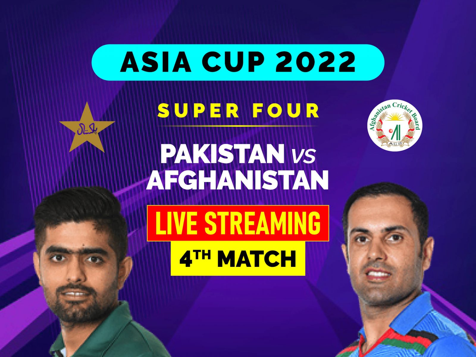 Pakistan vs Afghanistan Live Cricket Streaming How to Watch Asia Cup 2022 PAK vs AFG Super Fours Coverage on TV And Online News18