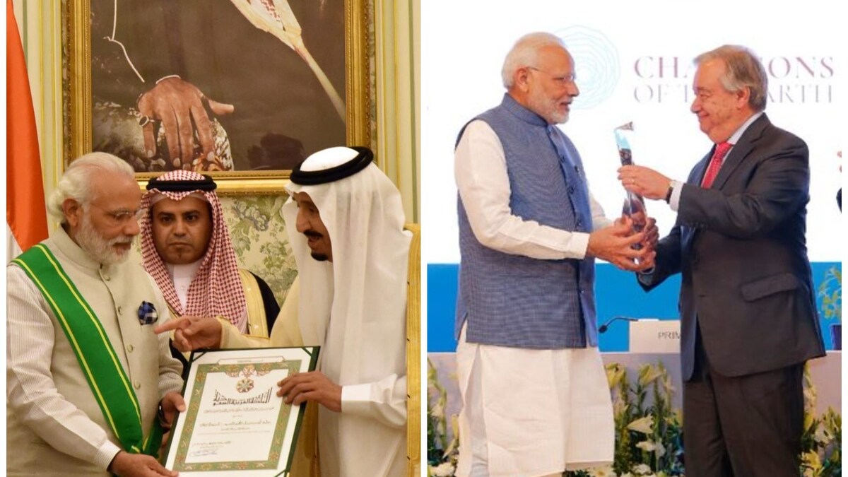Narendra Modi Birthday A Look at International Awards Received by PM