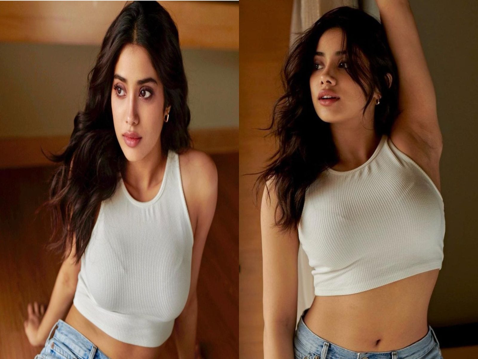 Janhvi Kapoor's White Corset Top Makes Her Sporty Style Better Than Ever  Before