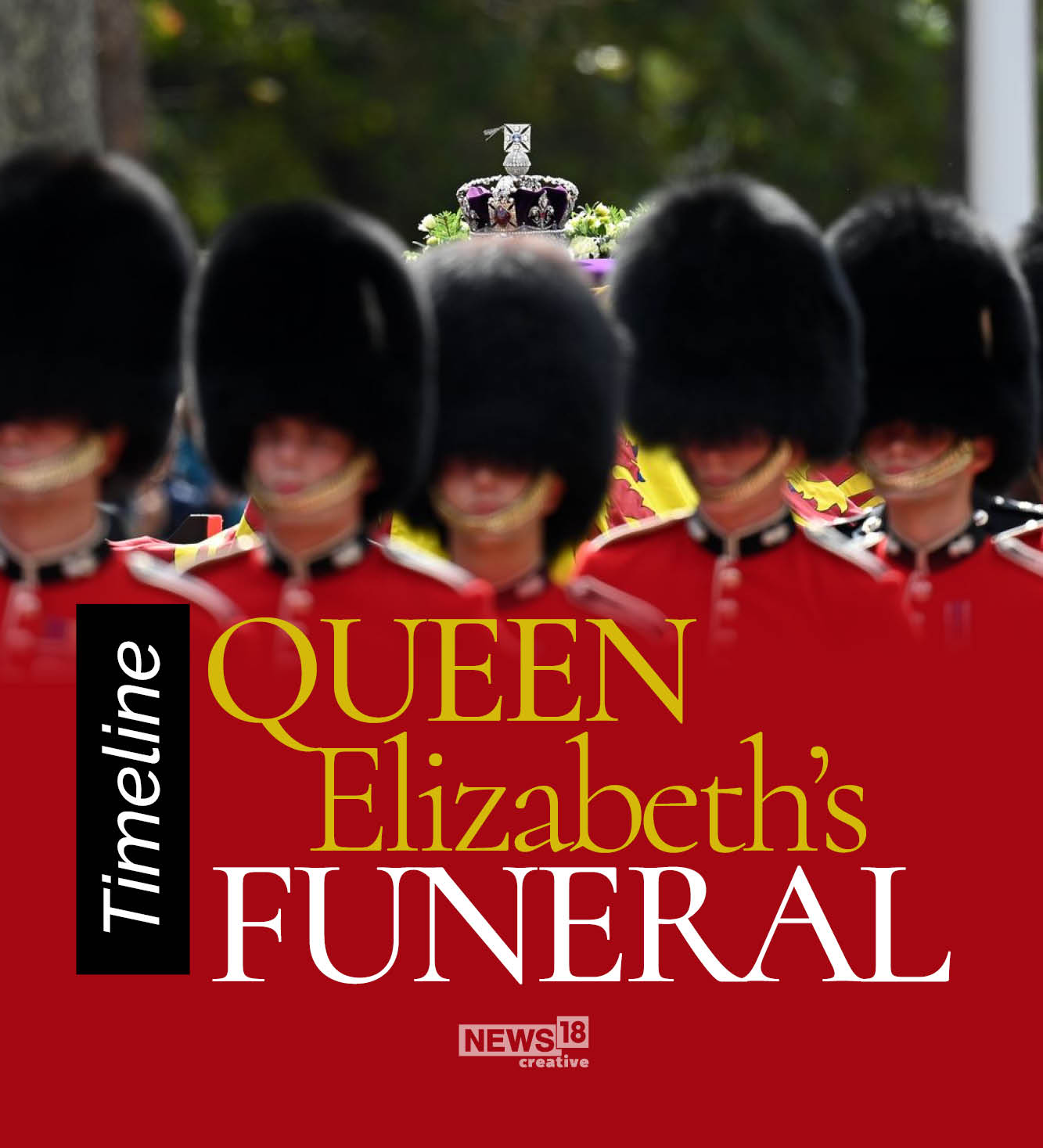 In GFX Funeral of Queen Elizabeth II Timeline of Key Moments of the