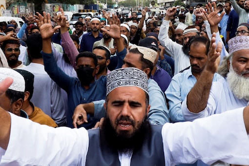 The Tehreek-e-Labbaik Pakistan (TLP) organises lynch mobs whenever anywhere in Pakistan a case of blasphemy being allegedly committed surfaces (Image: Reuters)