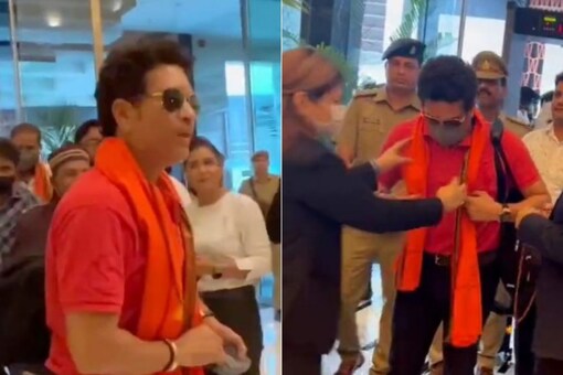 Sachin Tendulkar Receives a Overwhelming Welcome in Kanpur Ahead of Road  Safety World Series: WATCH