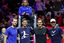 Practice Makes PeRFect! Roger Federer Joins Nadal, Djokovic and Murray to Train for Laver Cup