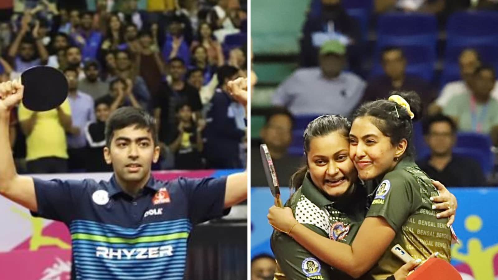 National Games Table Tennis Gujarat's Harmeet Desai, WB's Sutirtha Mukherjee Clinch Men's and