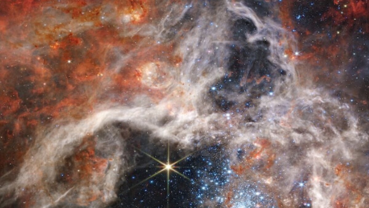NASA's James b Telescope Captures Magical Image of Tarantula Nebula