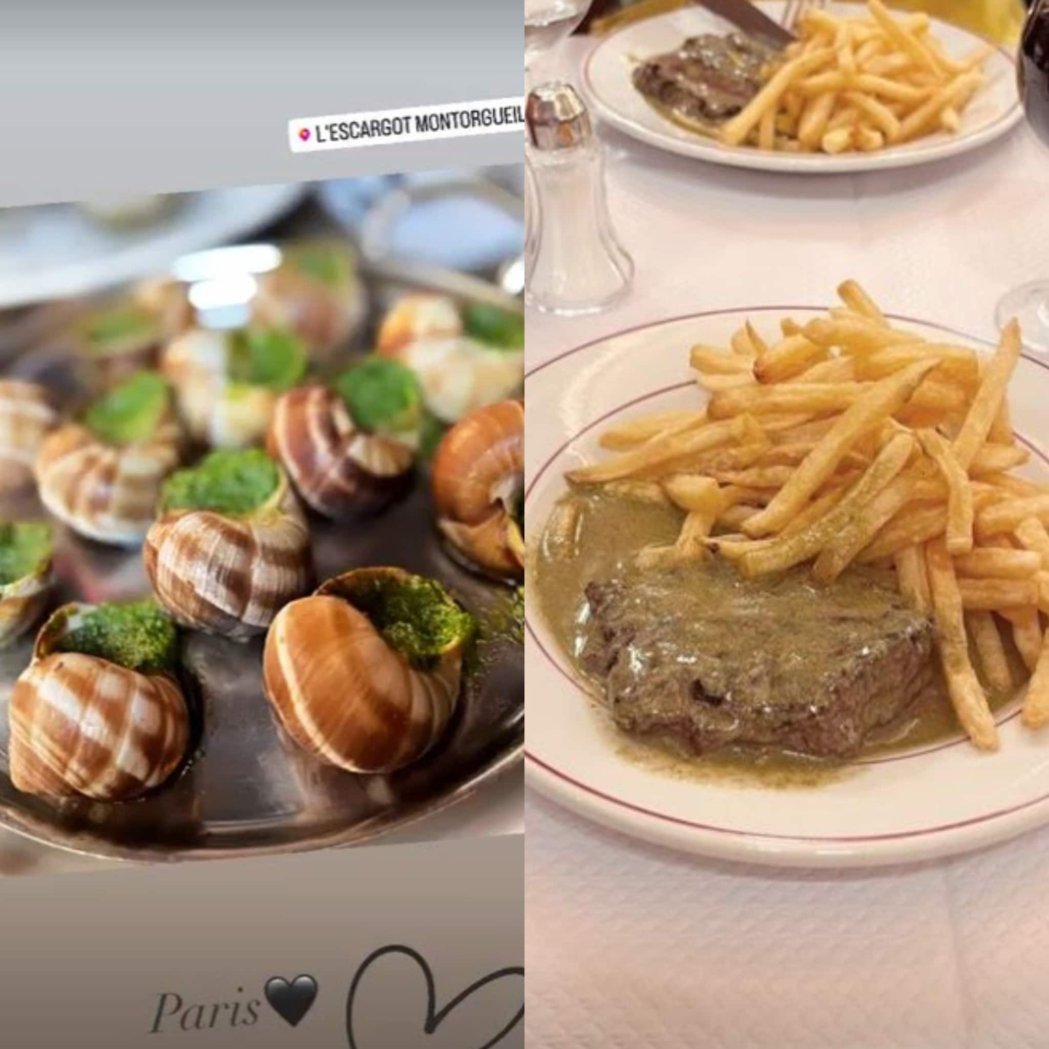 Tara Sutaria shares a glimpse of her delicious meal in Paris. (Photos: Instagram) 