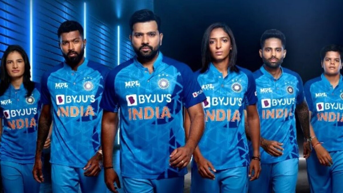 India cricket team's new jersey unveiled by BCCI