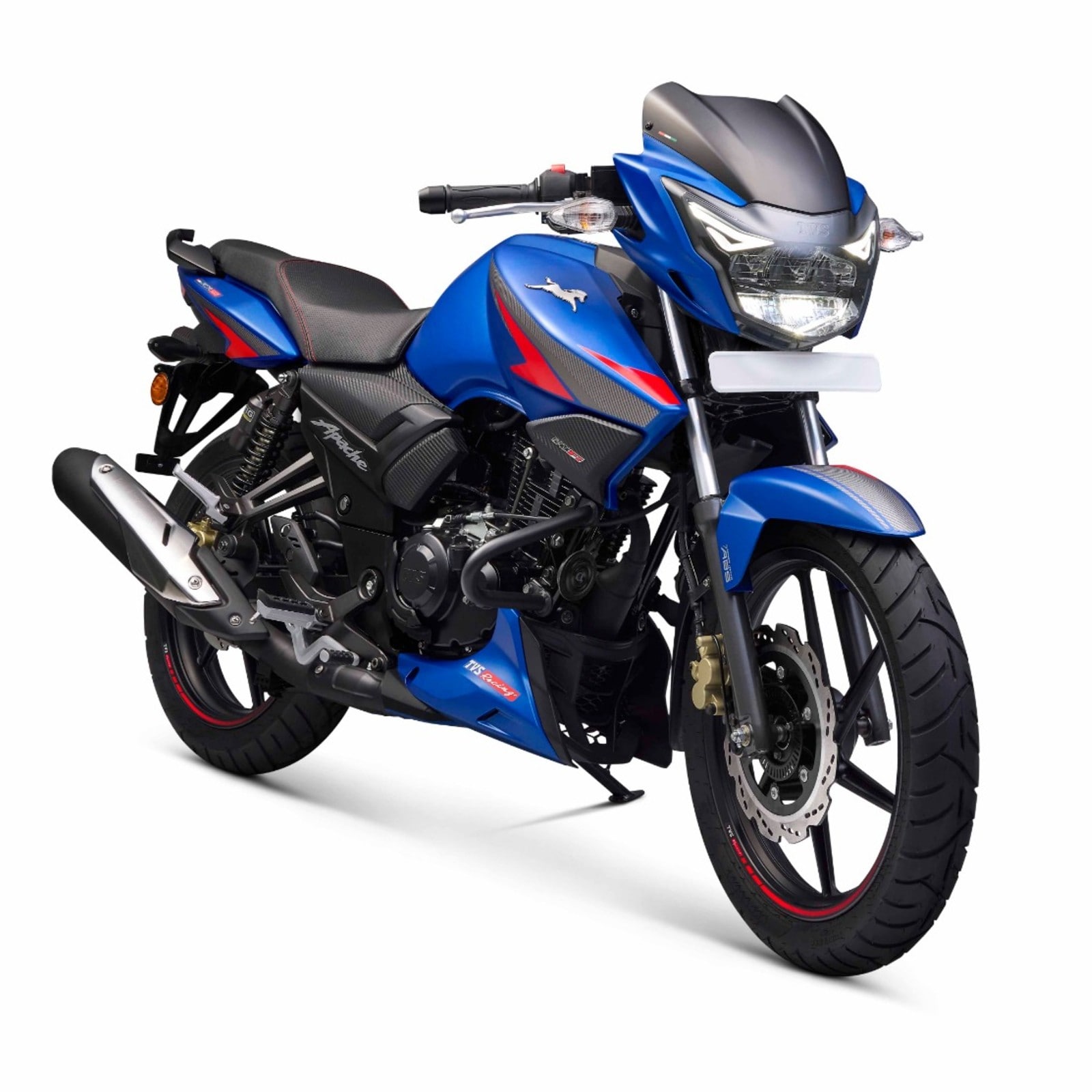 Tvs apache rtr 160 deals racing edition glossy black