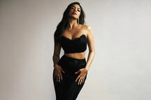 Malavika Mohanan Displays Hourglass Figure In Black Sequin Bralette And Skirt, See The Diva's Sultry Pictures