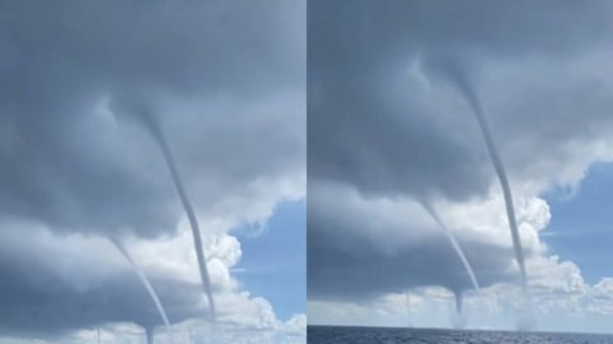 Watch 4 Stunning Waterspouts Off The Spanish Coast Leave