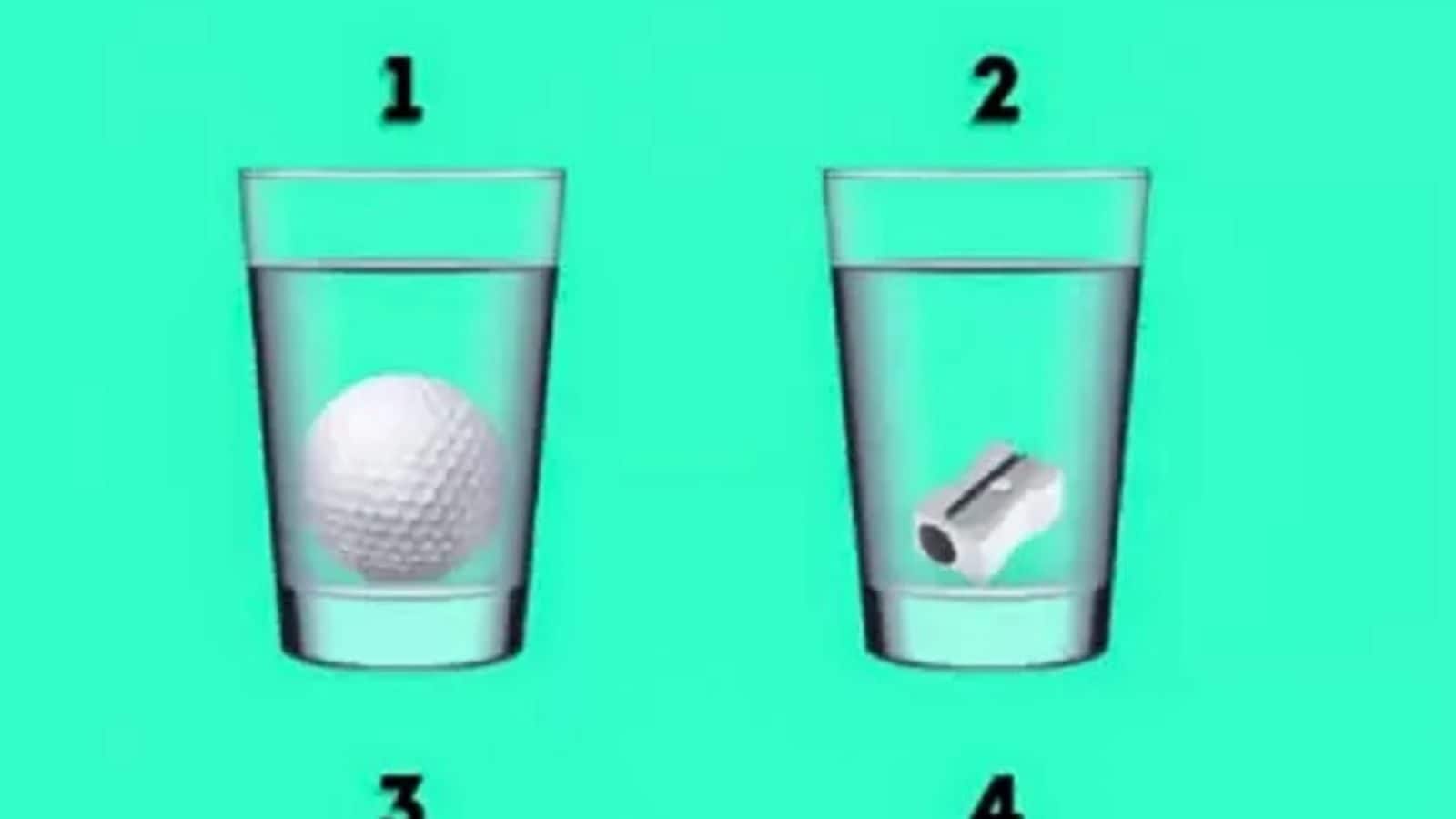Optical Illusion Can You Guess Which Glass Has More Water?