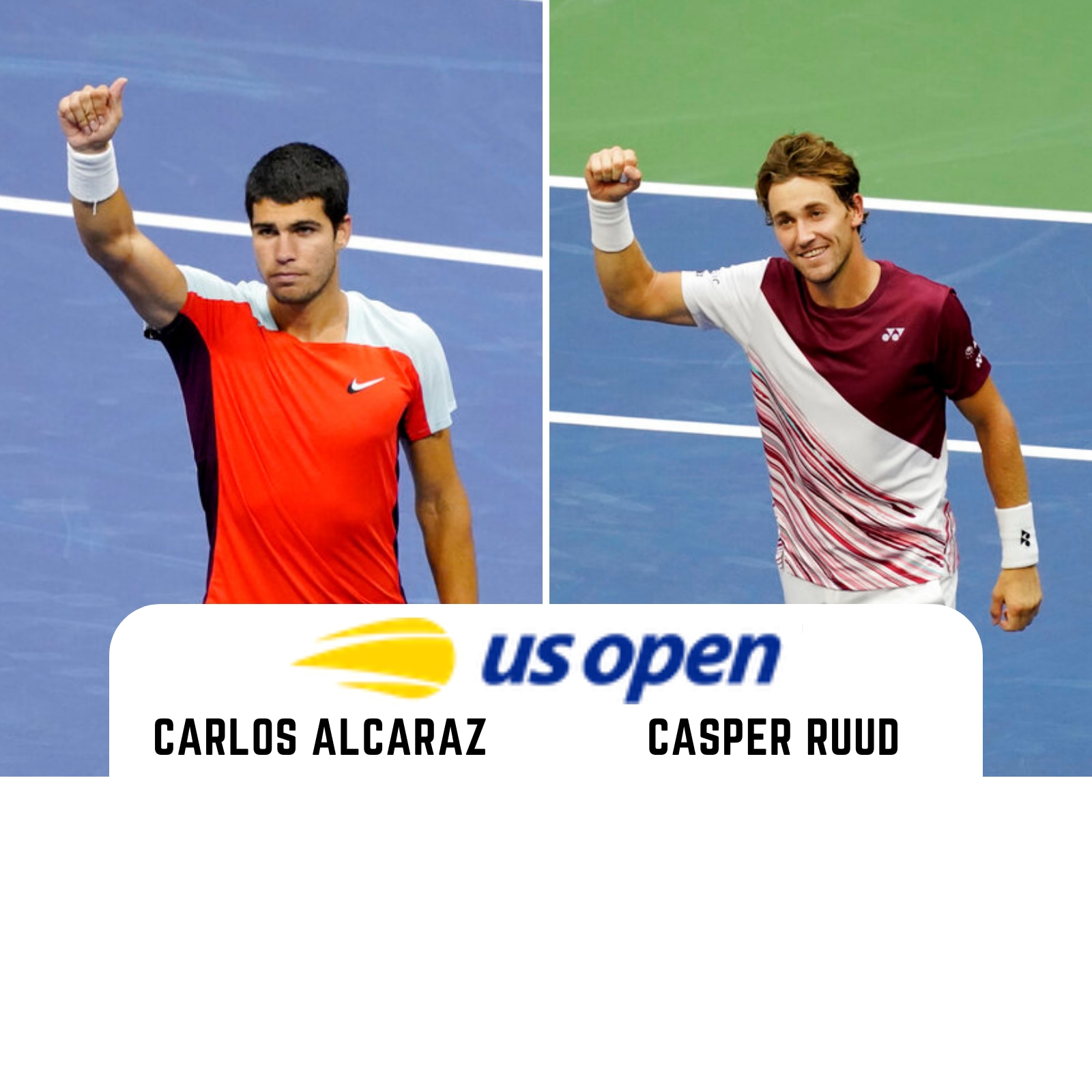 US Open: Carlos Alcaraz meets Casper Ruud in final as world number one spot  to be decided - BBC Sport