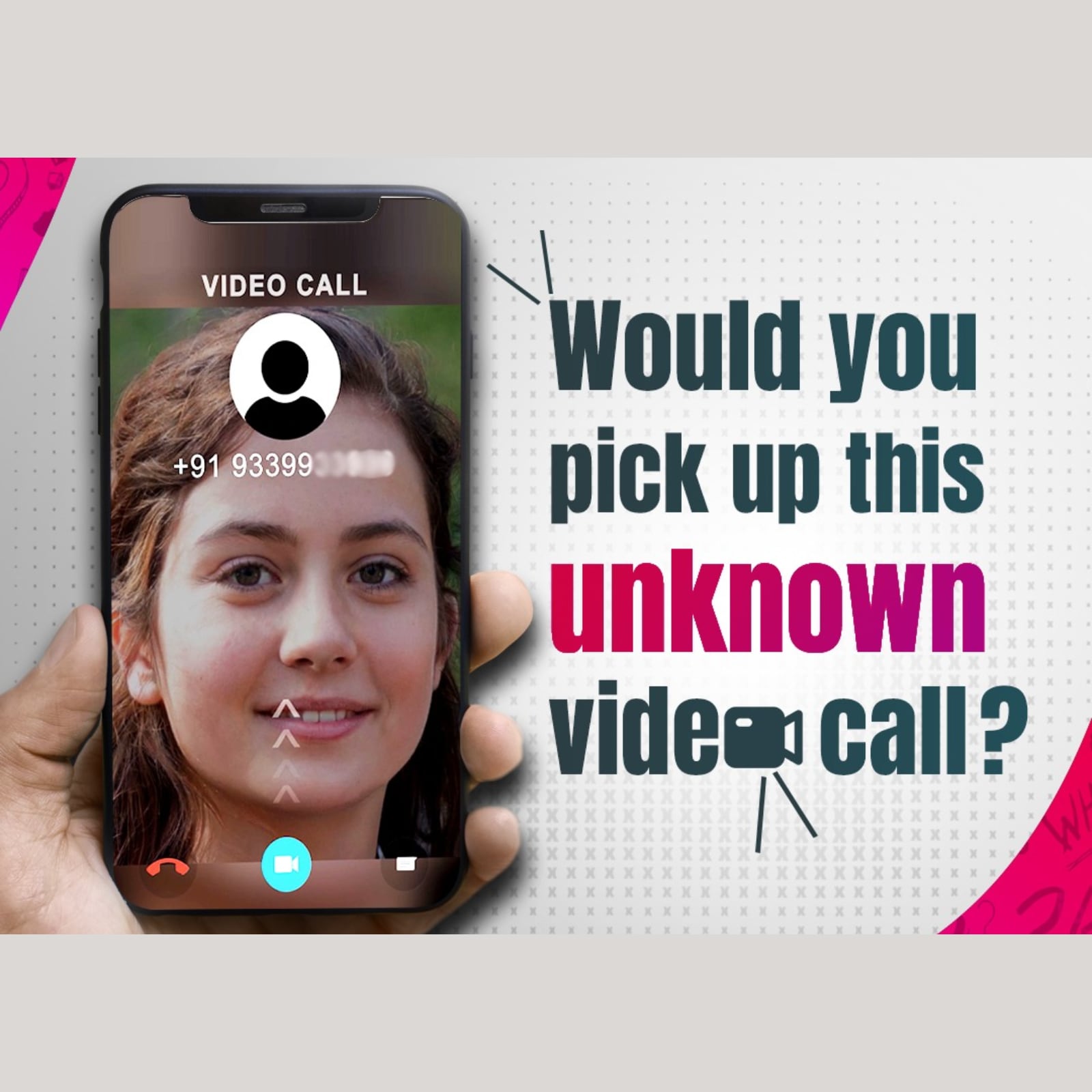 Hacker Anonymous calling you - Video call from hacker and chats