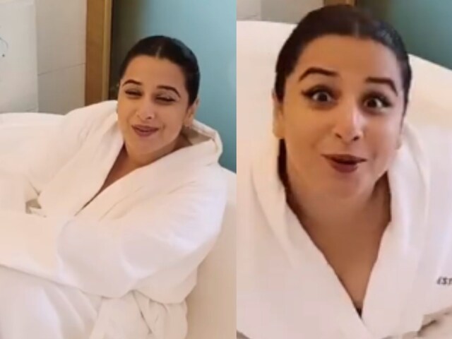 Vidya Balan Shoots In Bathrobe As She Joins ‘aapko Kya’ Trend From Anupamaa Fan Says ‘best Ho