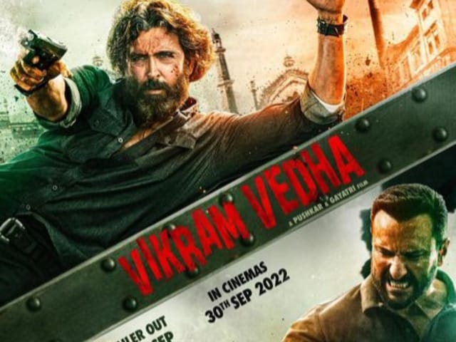 Vikram Vedha 's trailer is trending on YouTube