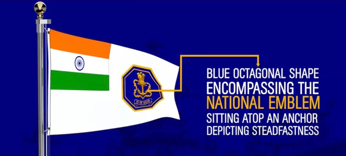 The new naval design is meant to shed our colonial past and begin anew. (Image: via News18)