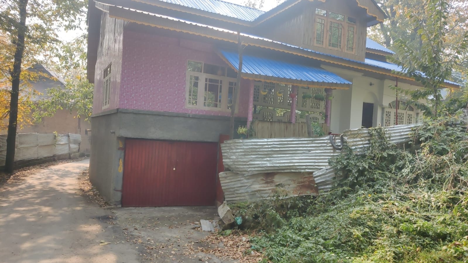 Abandoned Kashmiri Pandit homes at Chowdari Gund village, Shopian, Kashmir