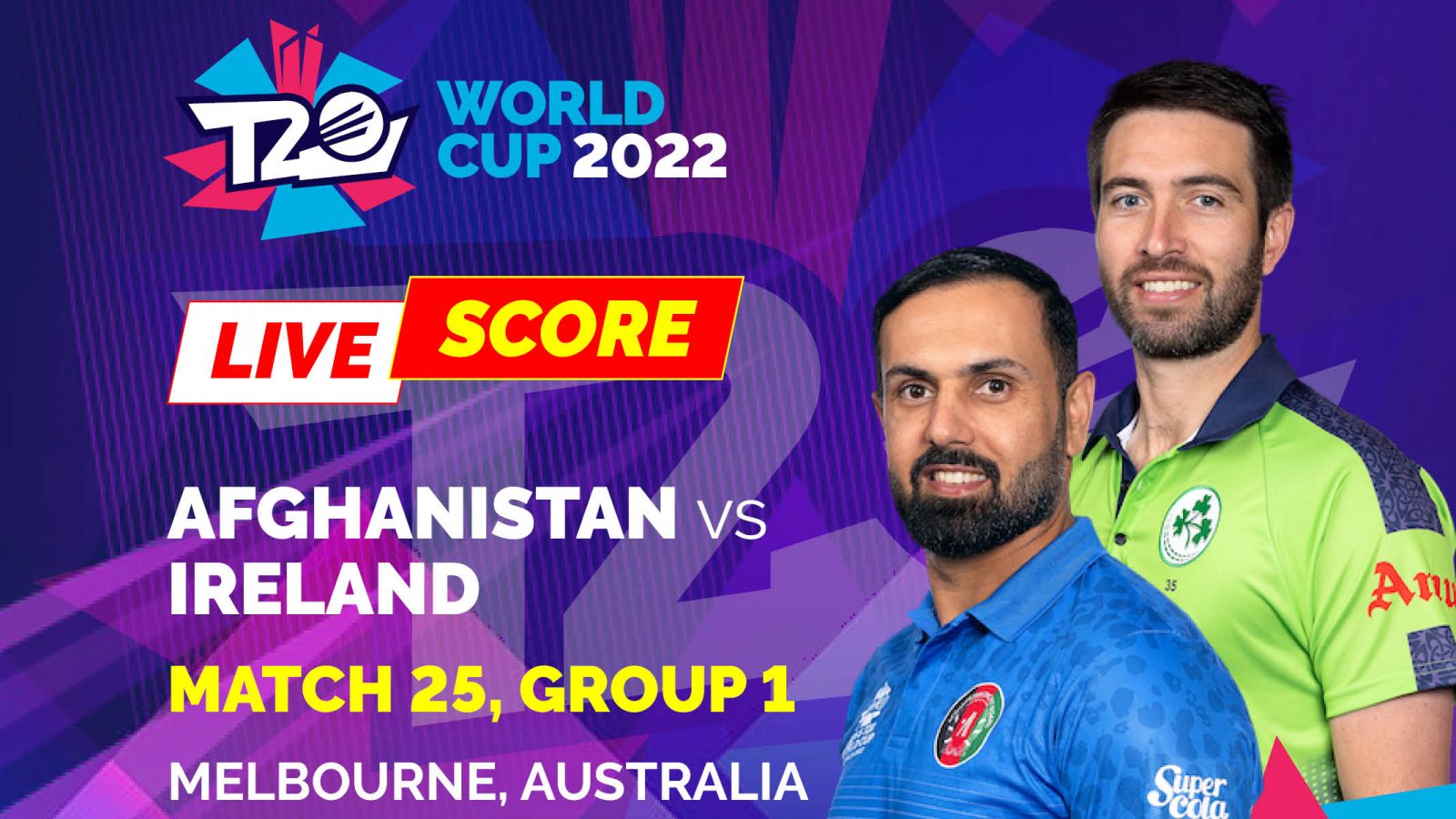 Afghanistan vs Ireland Live Score T20 World Cup 2022 Updates Rain