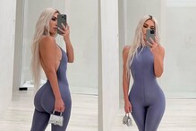 So Hot! Kim Kardashian Flaunts Curves In Skintight Bodysuit, Clicks Sexy Mirror Selfies; Check Here