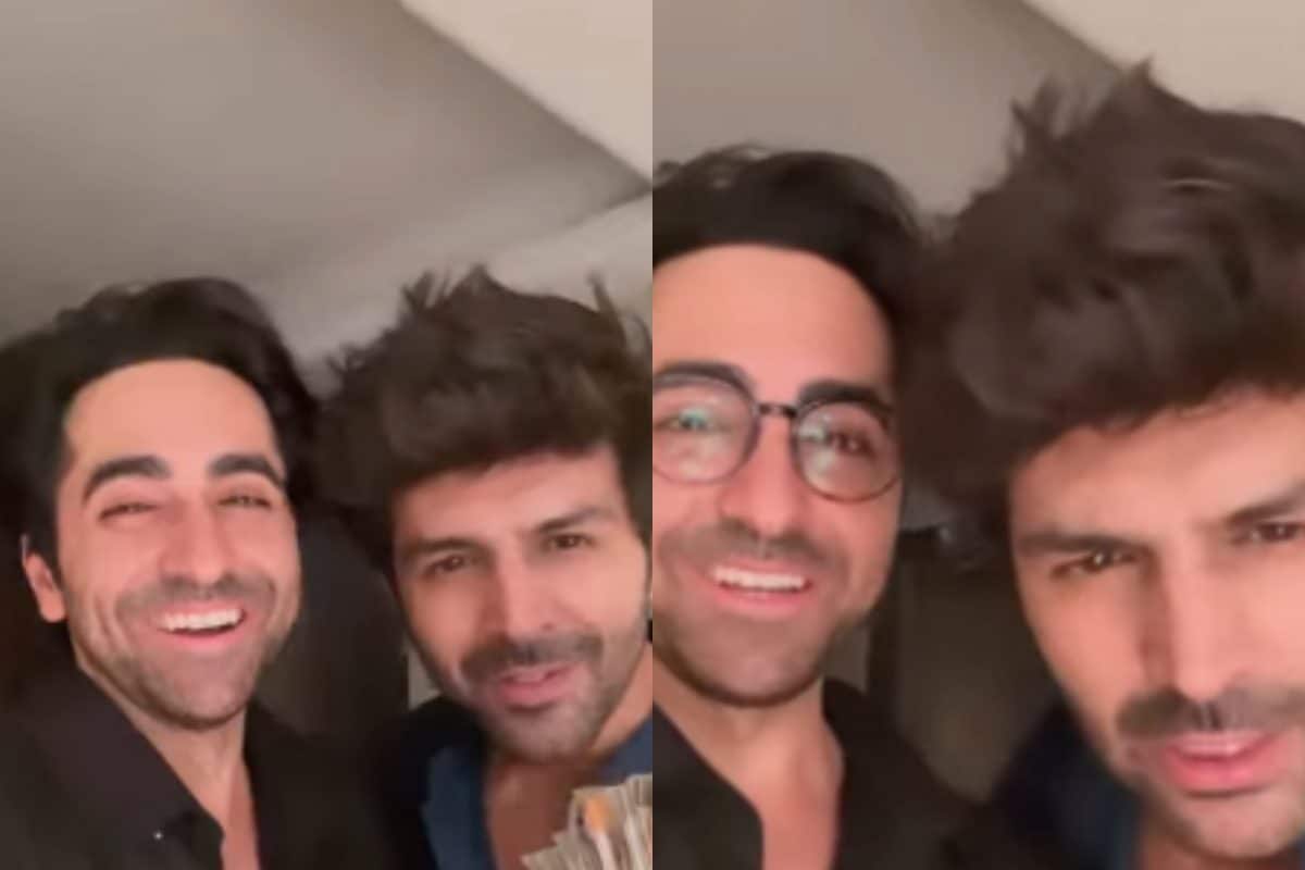 Kartik Aaryan Joins Ayushmann Khurrana For Diwali Bash, Engages in Fun Banter As He Promotes Doctor G Kartik Aaryan Joins Ayushmann Khurrana For Diwali Bash, Engages in Fun Banter As He Promotes Doctor G