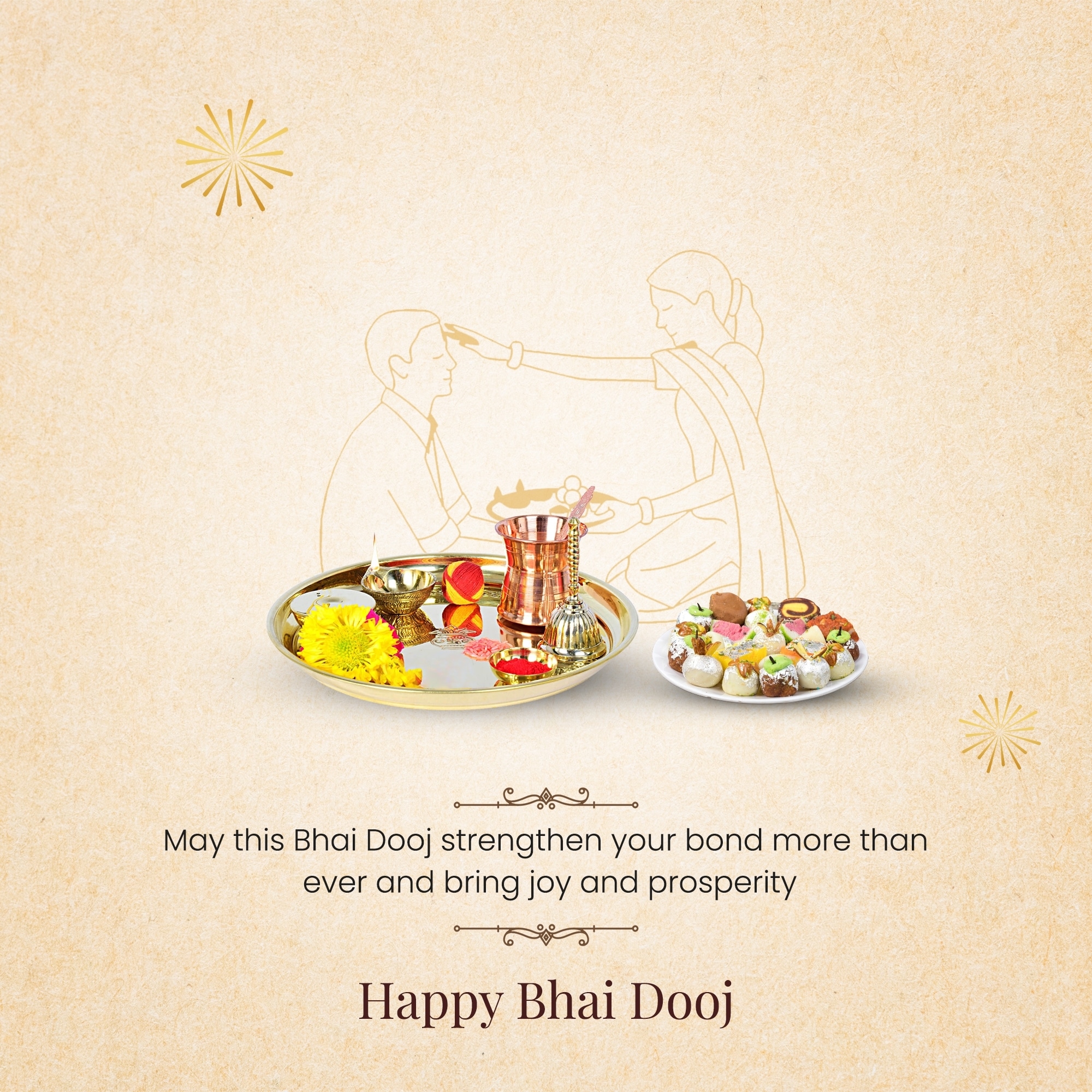 Happy Bhai Dooj 2022 : Best wishes, messages, quotes, greetings, SMS, WhatsApp and Facebook status to share with your family and friends.  (Image: Shutterstock) 