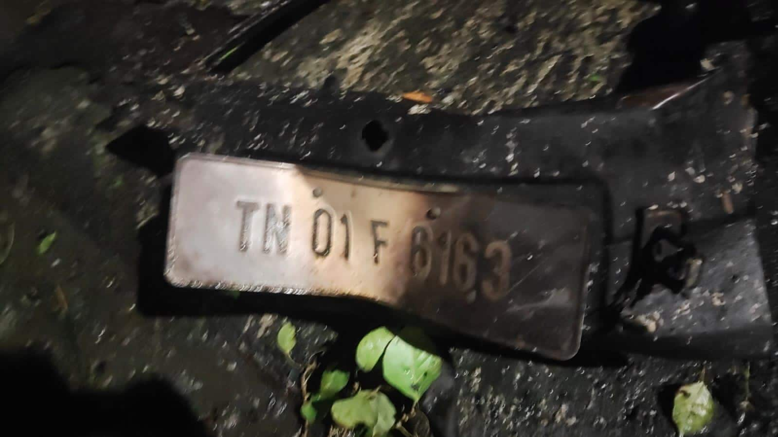 Car licence plate, Coimbatore blast. Pic/News18