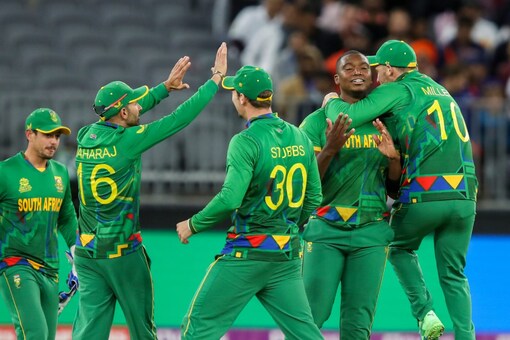 Lungi Ngidi claimed four wickets for South Africa (AP Image)