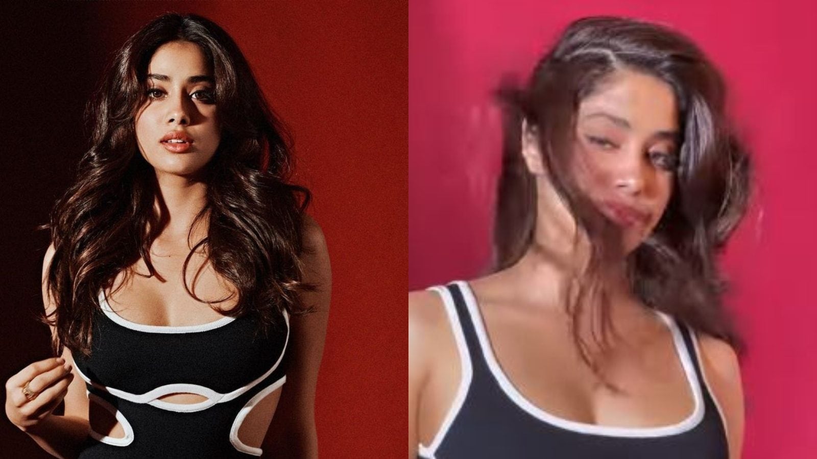 1600px x 900px - Janhvi Kapoor Flaunts Hourglass Figure in Sexy Cutout Dress, Says 'Blower  Killed My Vibe'; Watch Video - News18