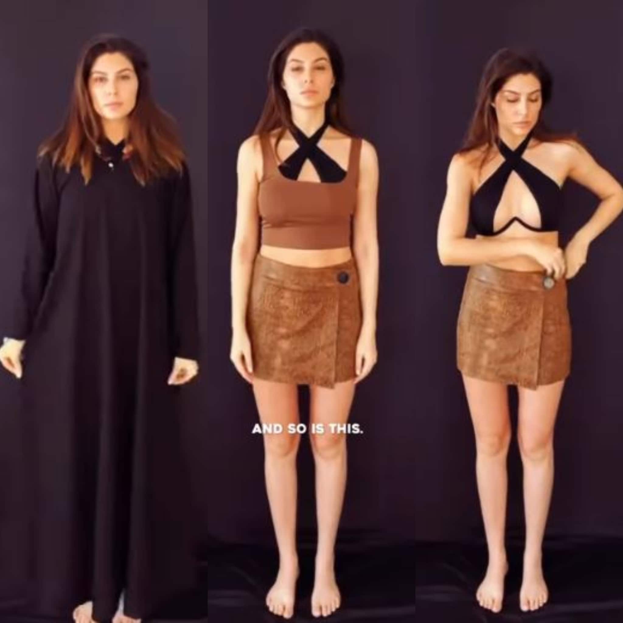 Elnaaz Norouzi Full Hd Porn Videos - Elnaaz Norouzi Strips Semi-Naked In Support of Iranian Women, Says  'Promoting Freedom of Choice' - News18