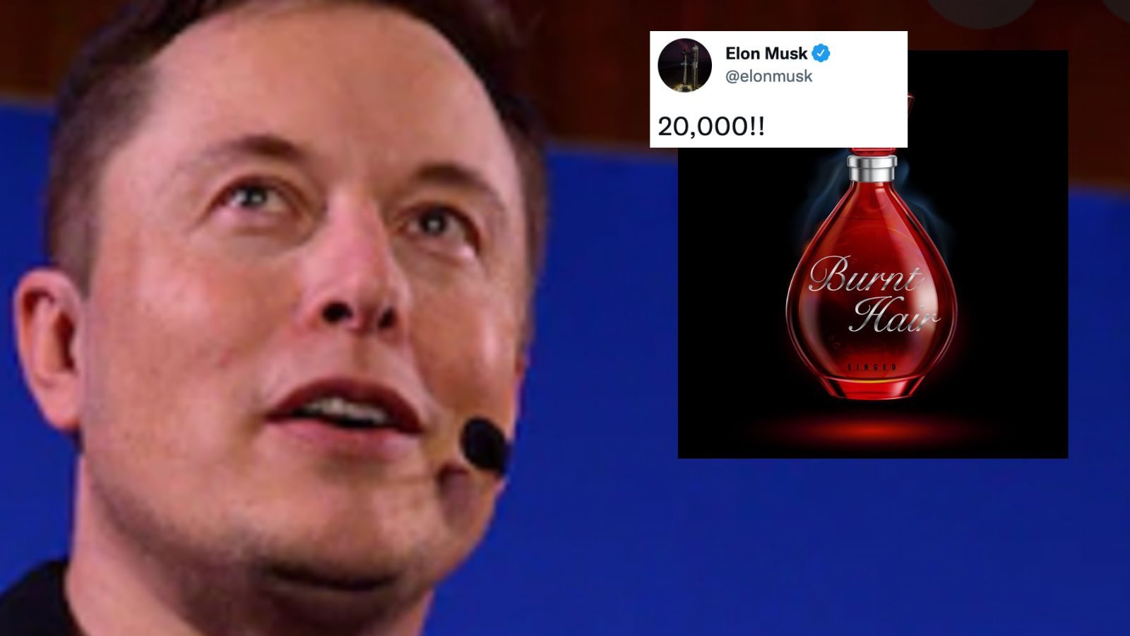 Elon Musk Is Hawking a 'Burnt Hair' Perfume for $100 a Bottle