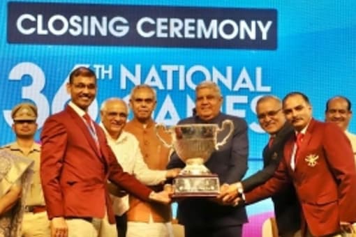 National Games 2022: Services Retain Raja Bhalindra Singh Trophy (IANS Image)