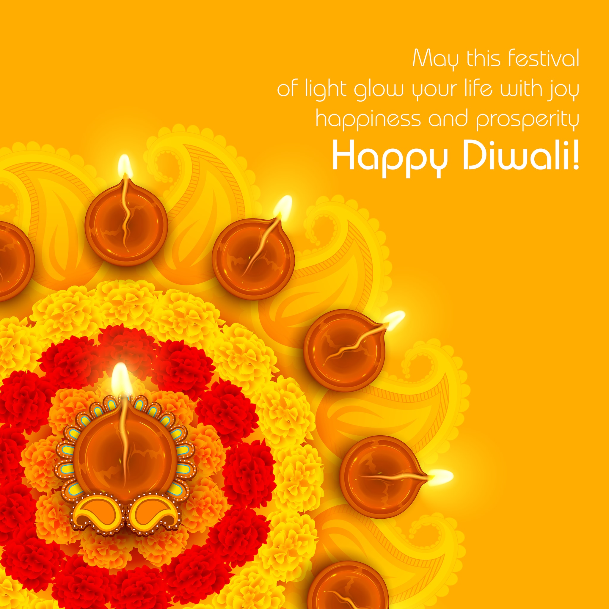 Shubh diwali means happy diwali in the indian languages hindi/marathi. •  wall stickers wallpaper, vector, traditional | myloview.com