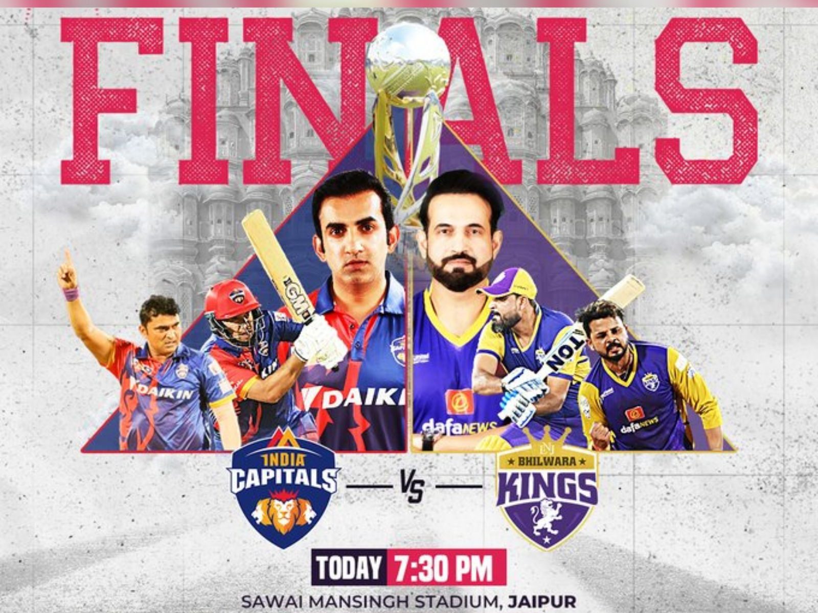 India Capitals vs Bhilwara Kings, LLC 2022 Final Highlights India Capitals Beat Bhilwara Kings by 104 Runs