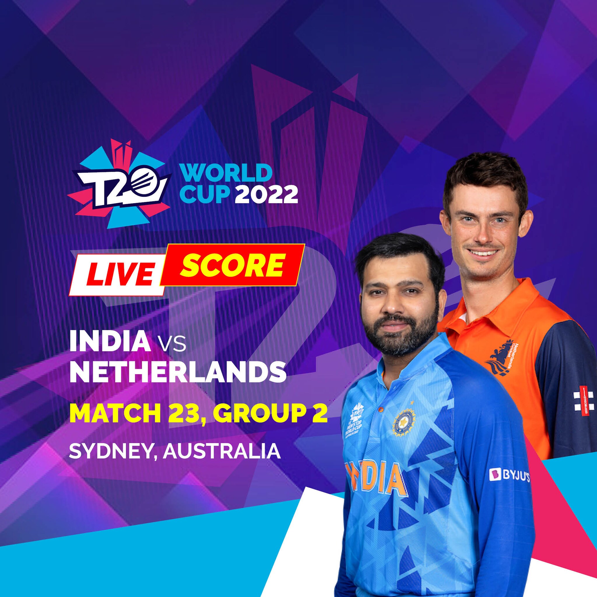 India vs Netherlands Highlights T20 World Cup 2022 Updates IND Beat NED by 56 Runs For Their Second Win of Super 12
