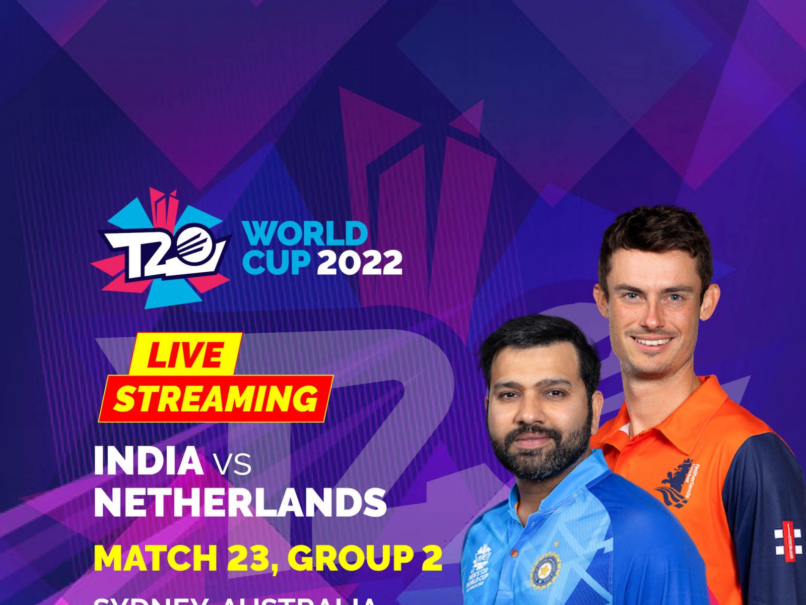 India vs Netherlands, T20 World Cup 2022 When and Where to Watch Live Streaming IND vs NED on TV And Online?