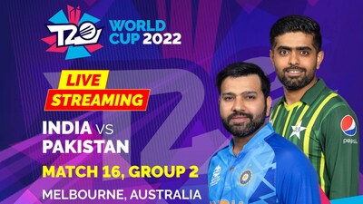 Live Streaming India vs Pakistan, T20 World Cup 2022 IND 8/1 in 2 vs