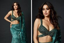 Janhvi Kapoor Ups Glam Quotient In Sparkly Green Lehenga, See The Diva's Most Stunning Ethnic Wear Looks