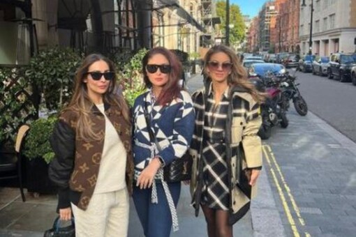 Kareena Kapoor Khan,  Natasha Poonawalla, Malaika Arora strike stylish pose on the streets of London 
