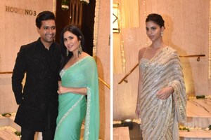 Katrina Kaif, Vicky Kaushal, Suhana Khan, Karan Johar, Ananya Panday, Aditya Roy Kapur At Manish Mahotra's Diwali Bash