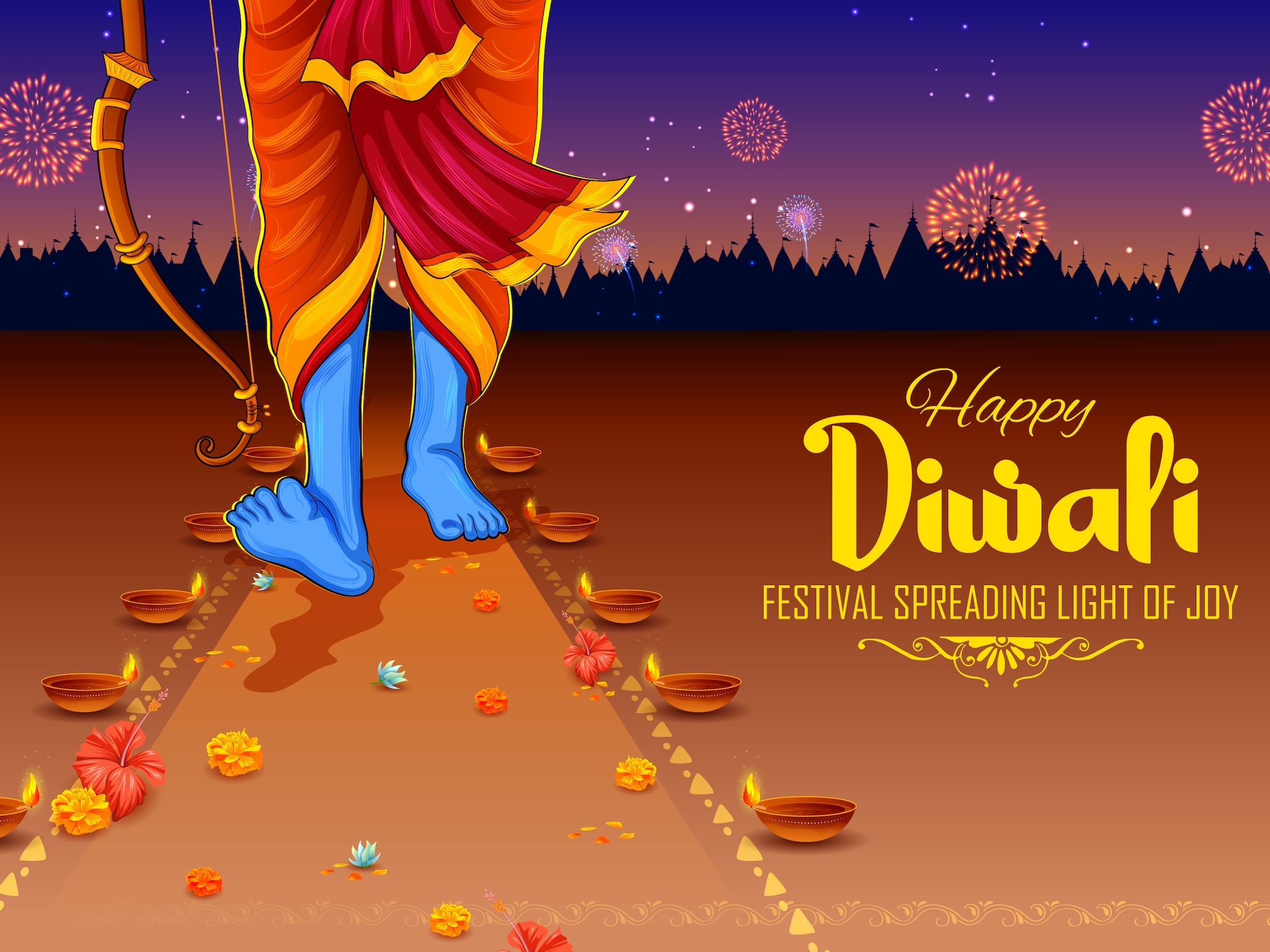 This festival is celebrated to commemorate the victory of Lord Rama over the demon-king Ravana and his return to Ayodhya.  (Representative image: Shutterstock)