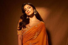 Malavika Mohanan Paints A Picture Of Elegance In Orange Saree, Check Out The Beauty's Stunning Saree Moments