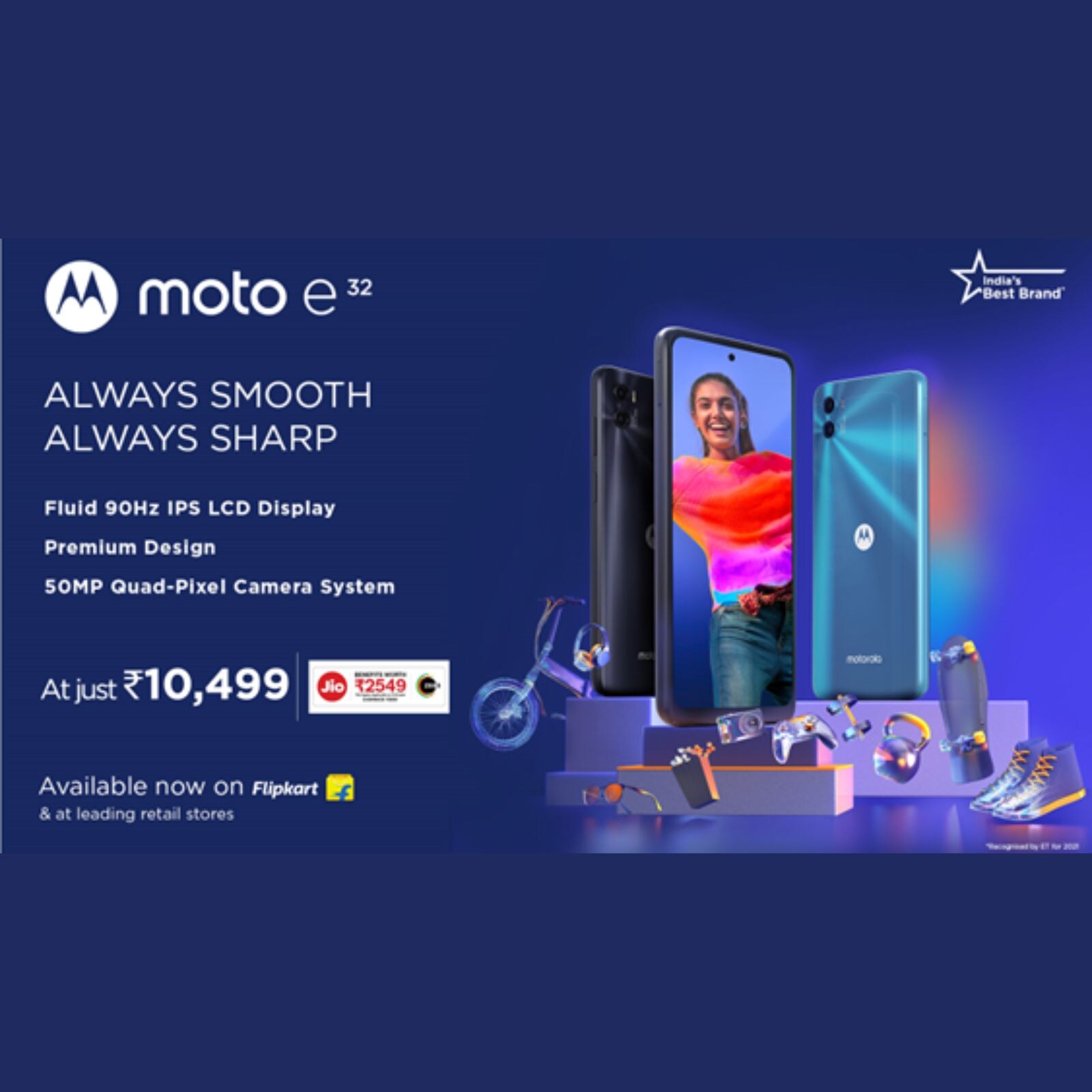 Motorola Launched Moto E32 Budget Phone With 50MP Dual Camera