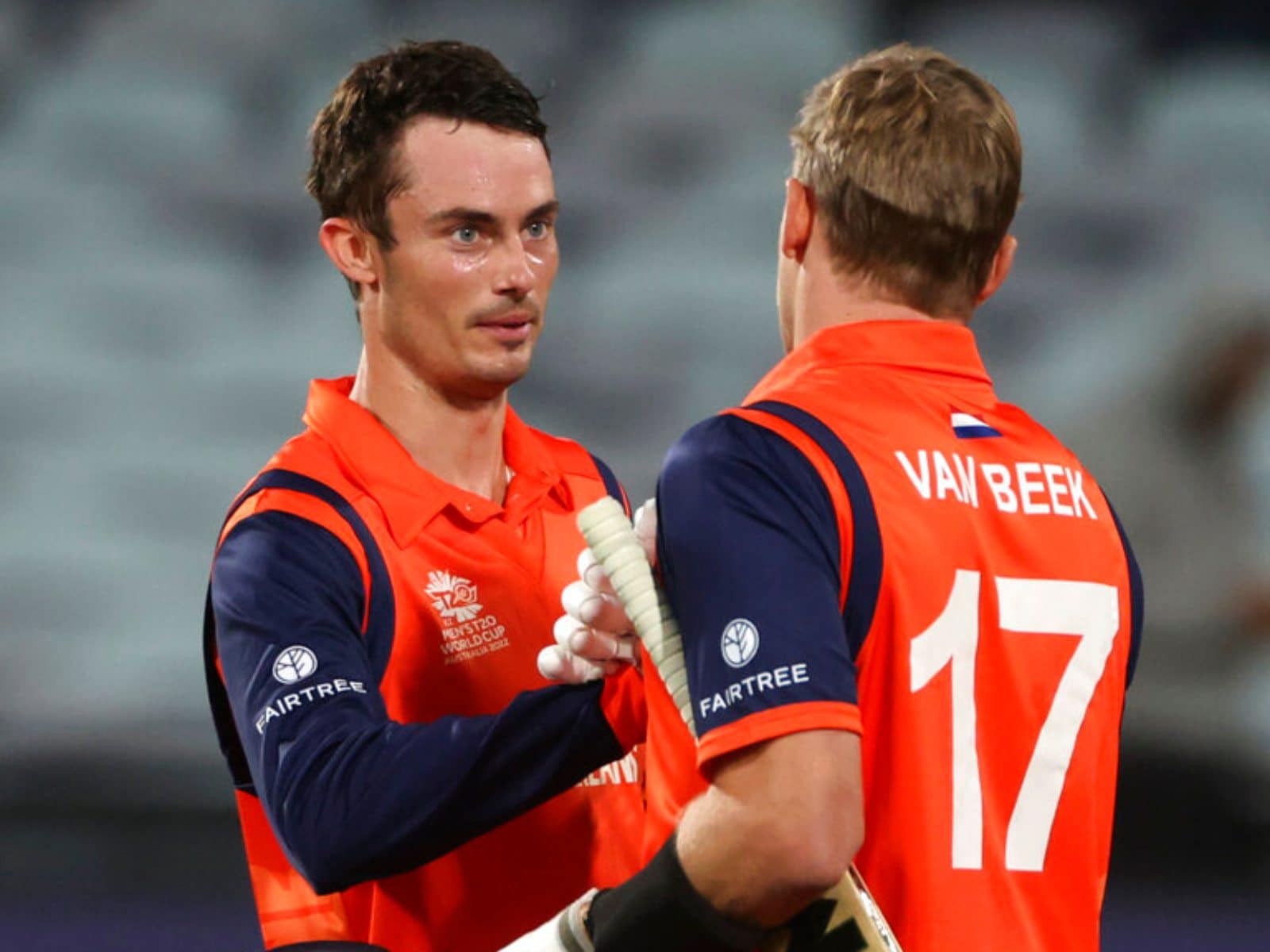 Wicket - Scott Edwards - Netherlands v Sri-Lanka ICC T20WC 2022